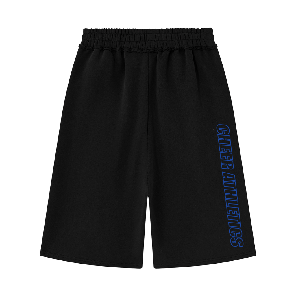 Unisex Raw Edge Fleece Shorts