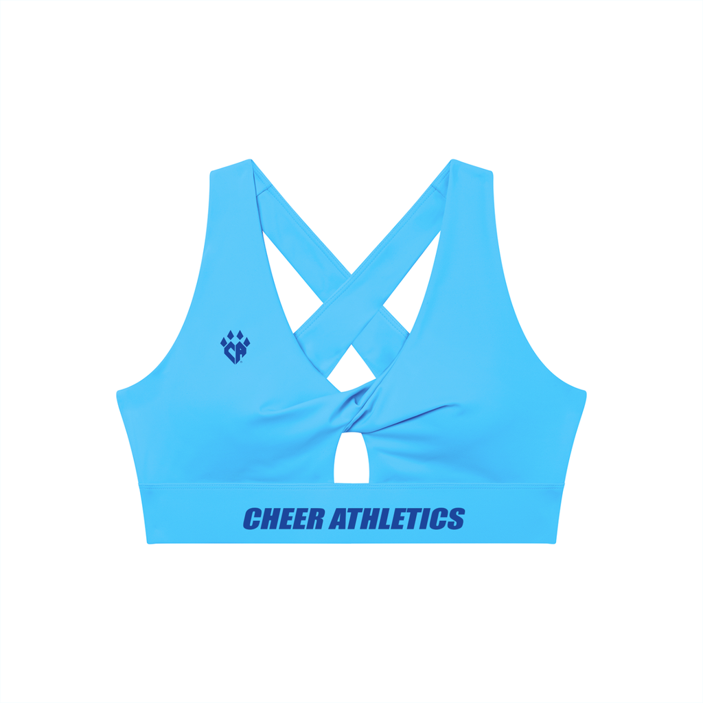 Women's Twist Front V-Neck Sports Bra