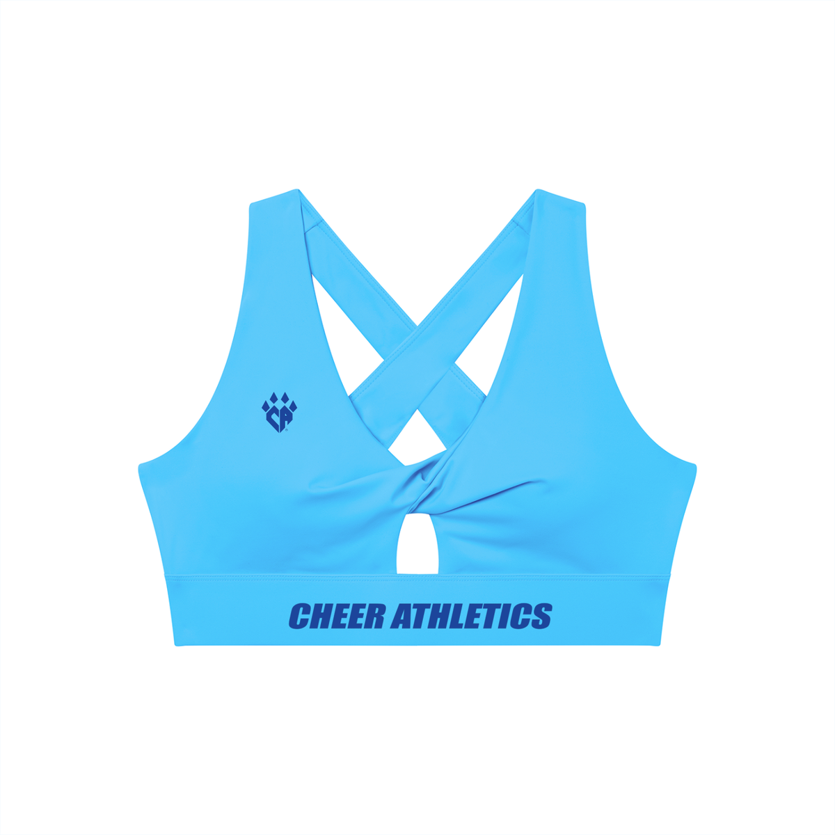 Women's Twist Front V-Neck Sports Bra
