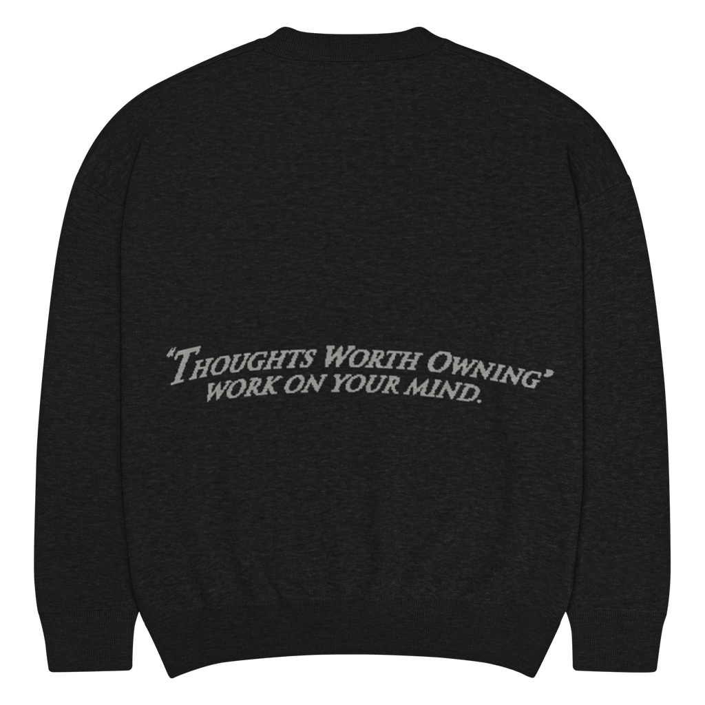 T.W.O KNITTED SWEATER 'OBSIDIAN' image 1