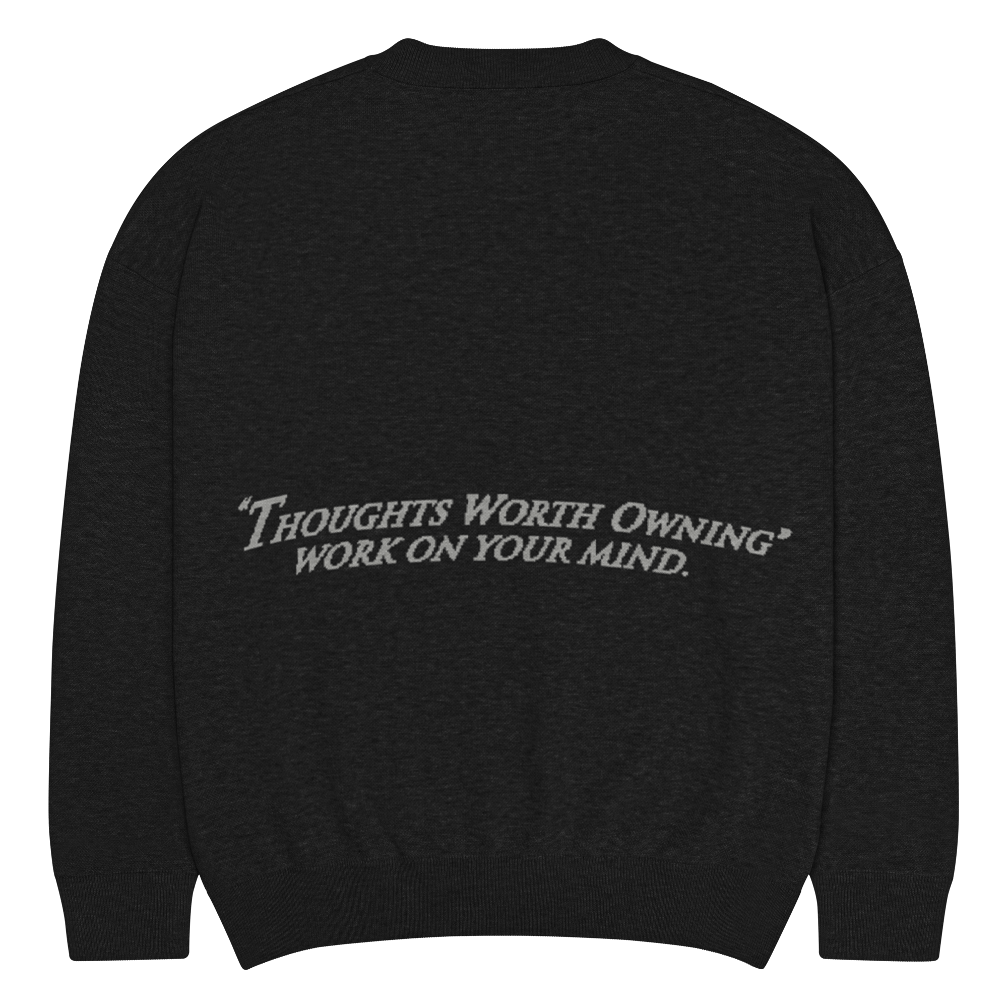 T.W.O KNITTED SWEATER 'OBSIDIAN' image 1