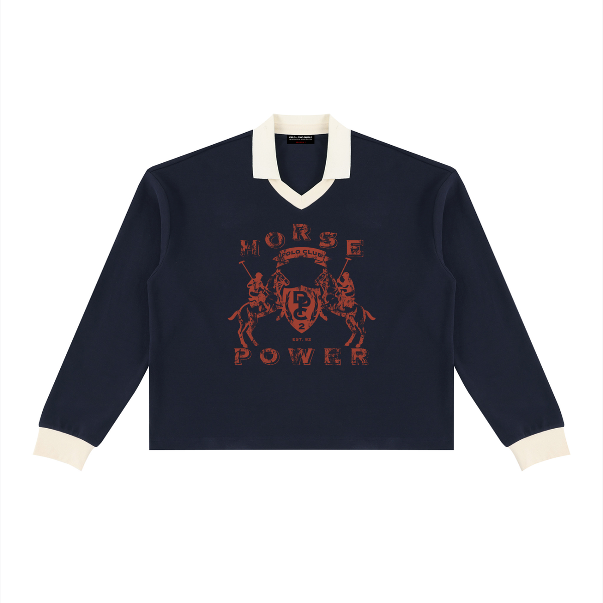 HORSE POWER LONG SLEEVE POLO by FIELD