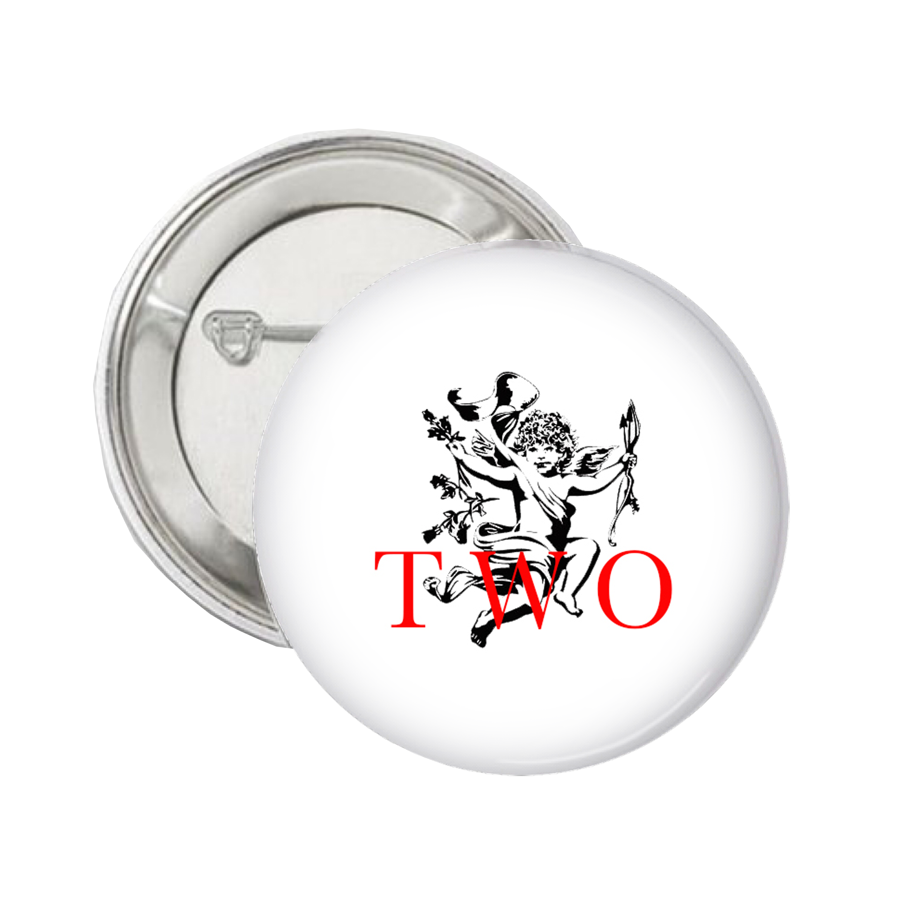 TWO SIMPLE BUTTON PINS image 2