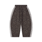Unisex Leopard Barrel Leg Sweatpants