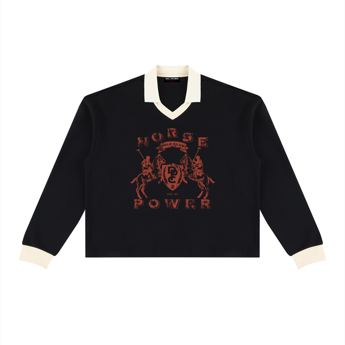 HORSE POWER LONG SLEEVE POLO by FIELD