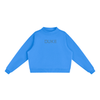 Essential Fleece Mock-Neck Crew Sweatshirt