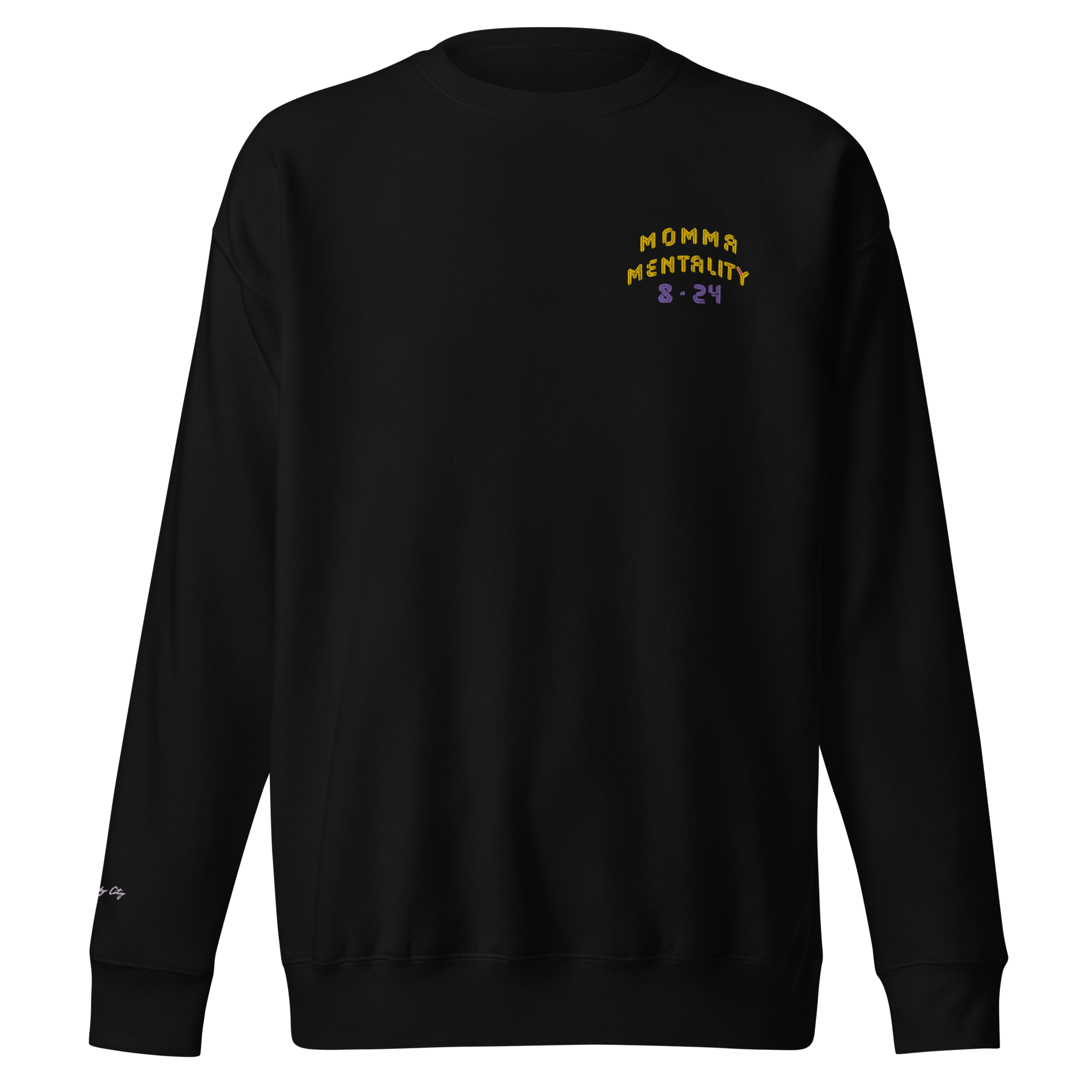 MOMMA MENTALITY SWEATSHIRT BLK image 0