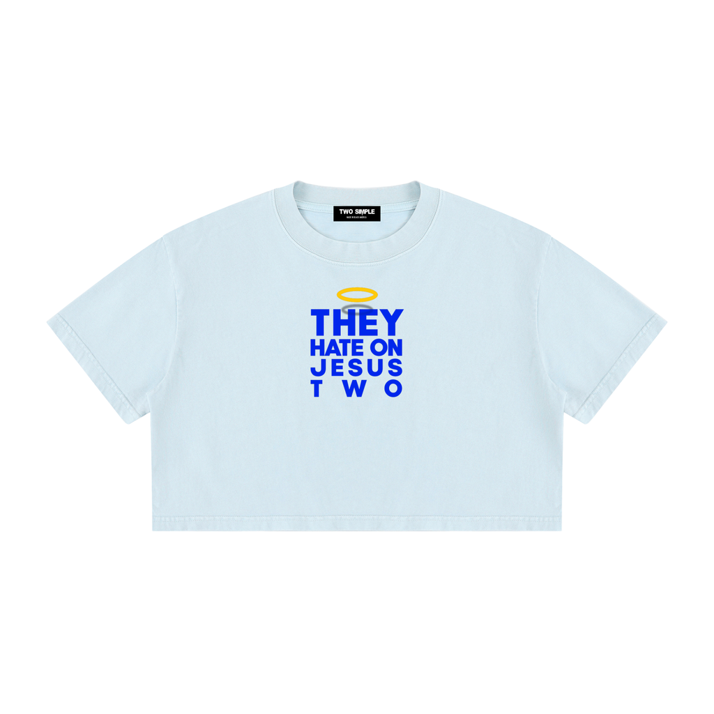 JESUS HATE CROP TEE