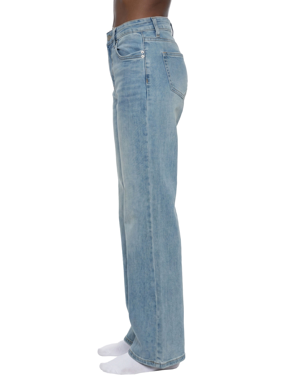 Women's Vintage Wash Flared Leg Jeans image 3