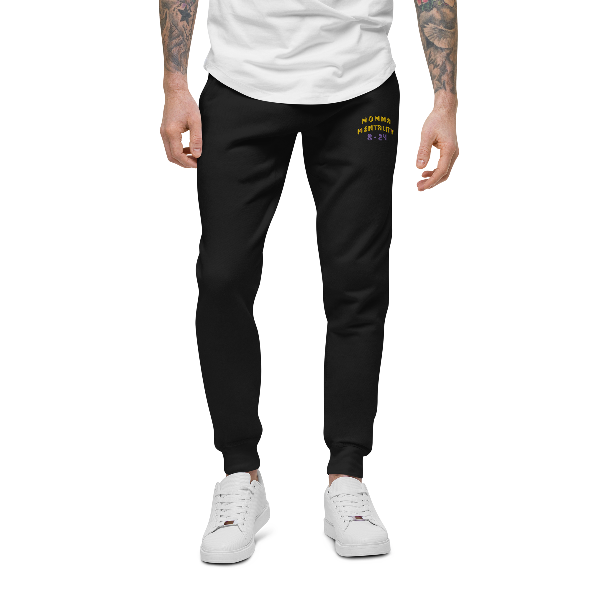 MOMMA MENTALITY SWEATS BLK image 3