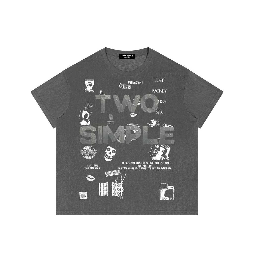 DOODLE TAPE SHEER TEE