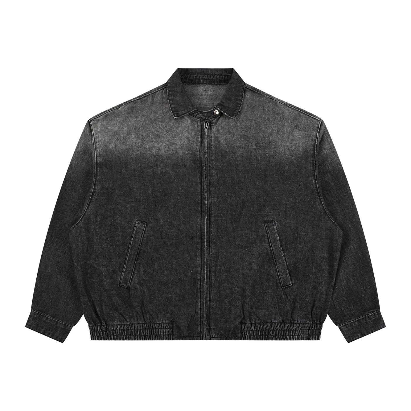 Vintage Wash Full-Zip Raw Denim Jacket by FIELD