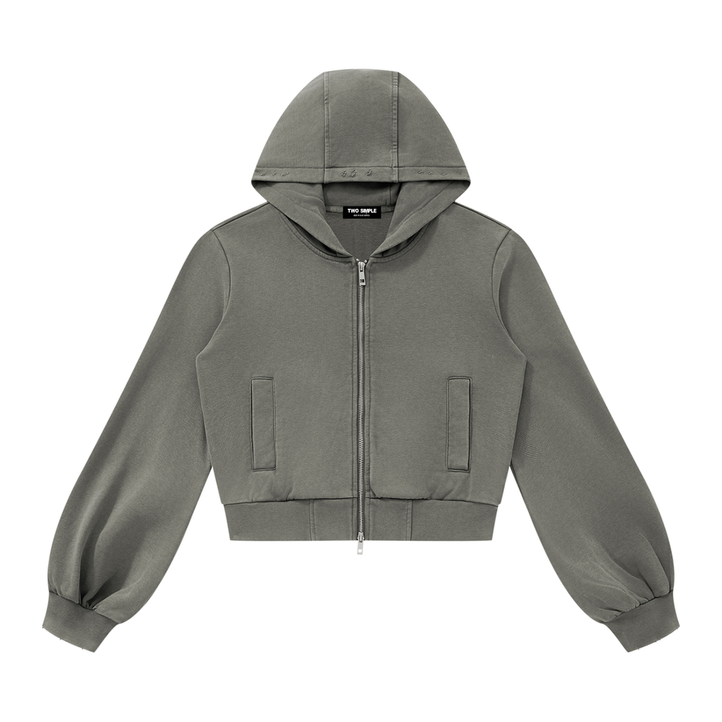 Women’s Vintage Wash Full Zip Hoodie