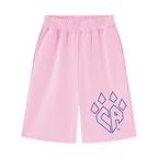 Unisex Raw Edge Fleece Shorts