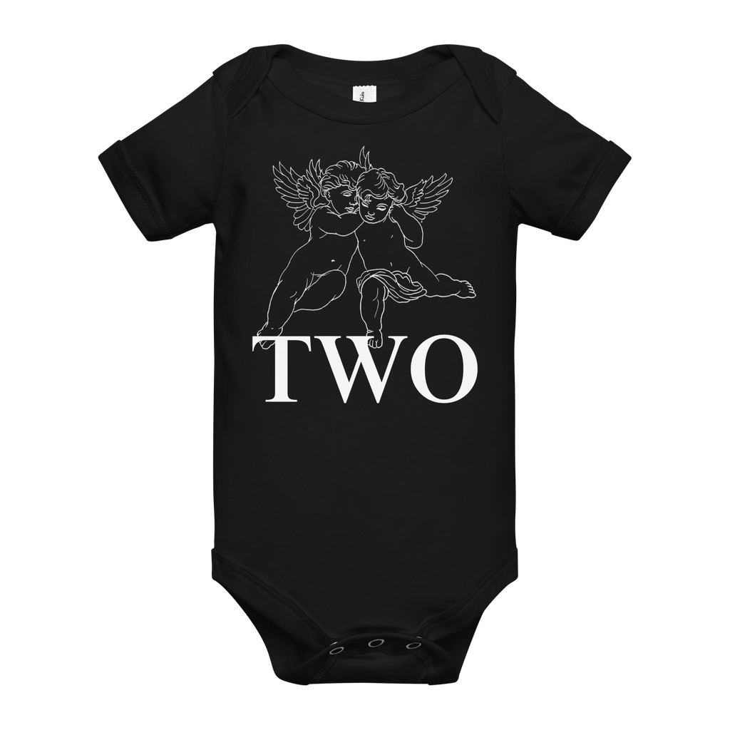 TWO ANGEL ONESIE image 0