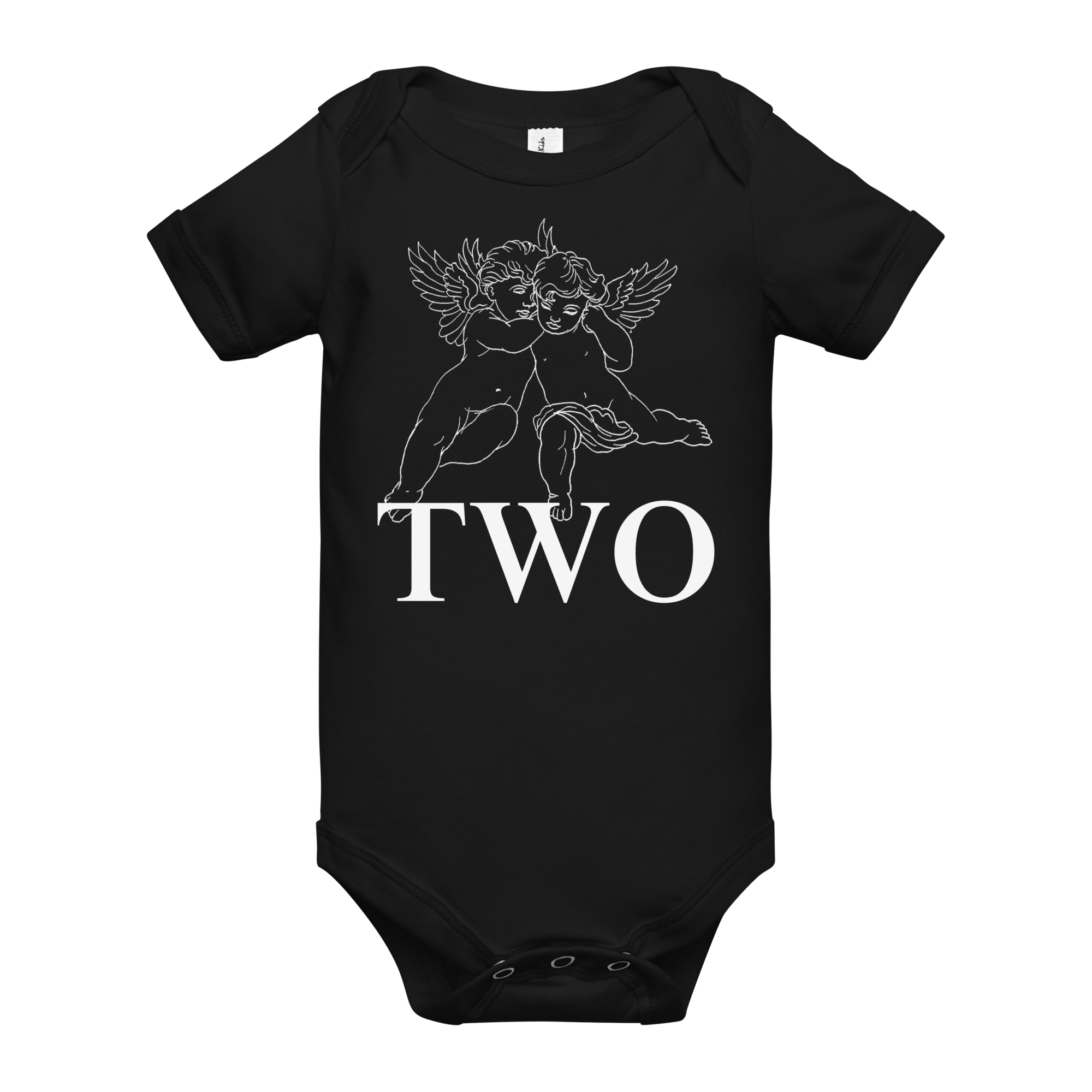 TWO ANGEL ONESIE image 0