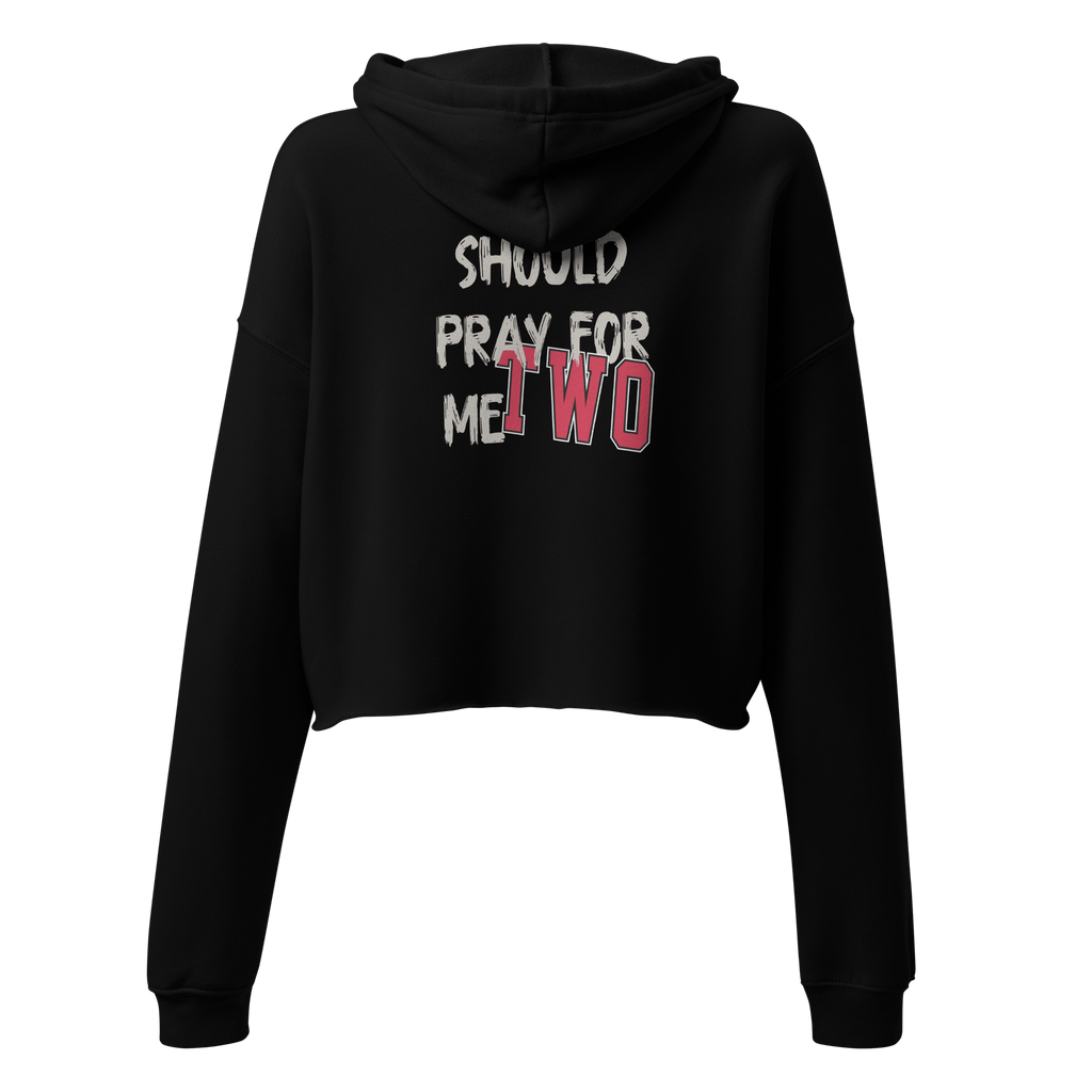 PRAYING CROP HOODIE image 3