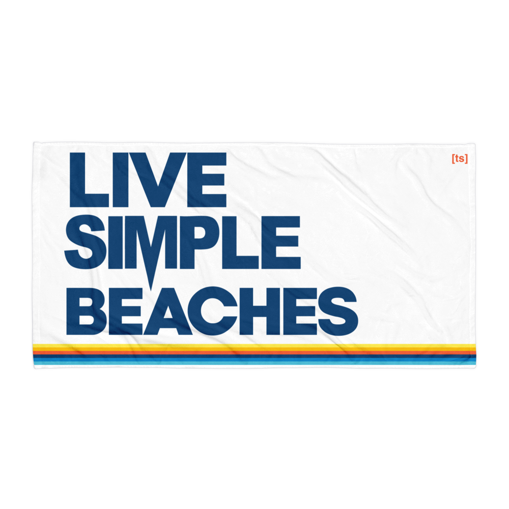 TWO SWIM BEACH TOWEL image 0