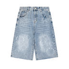 Men’s Vintage Wide Leg Denim Shorts