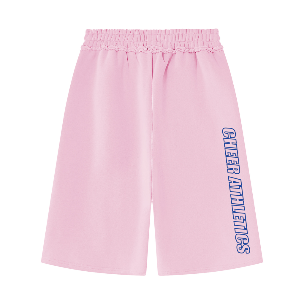 Unisex Raw Edge Fleece Shorts