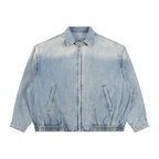 Vintage Wash Full-Zip Raw Denim Jacket by FIELD