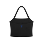 Women's Halter Crop Sports Bra
