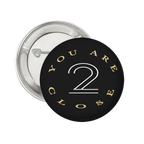TWO SIMPLE BUTTON PINS image 1