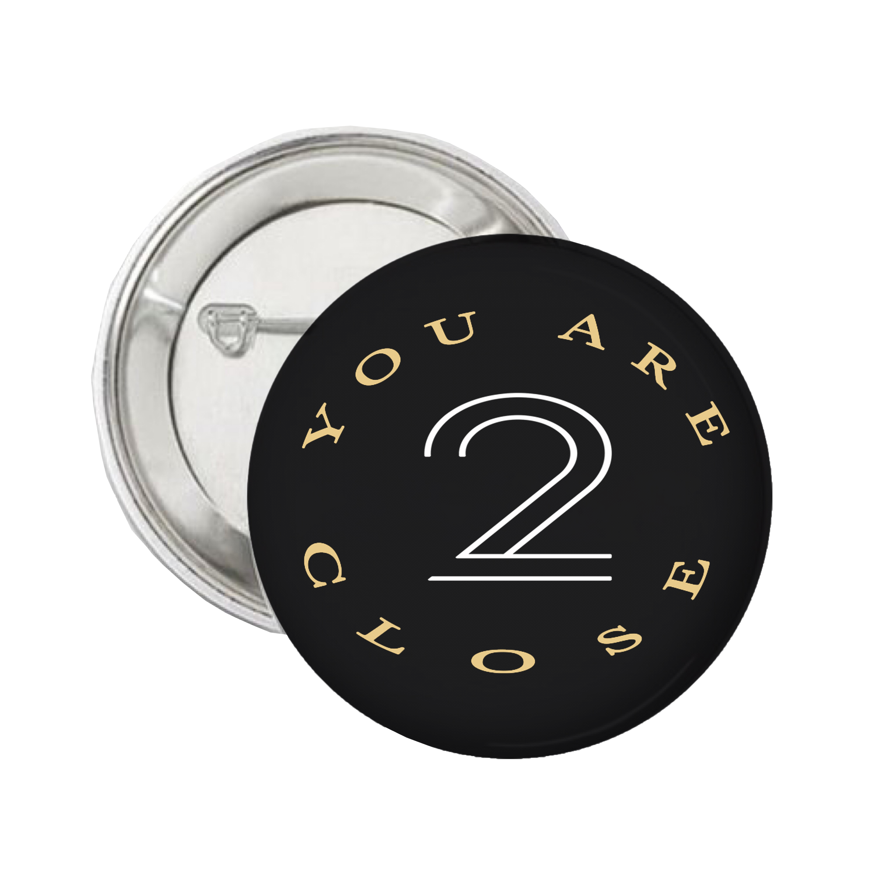 TWO SIMPLE BUTTON PINS image 1