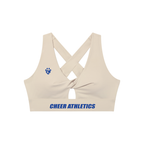 Women's Twist Front V-Neck Sports Bra