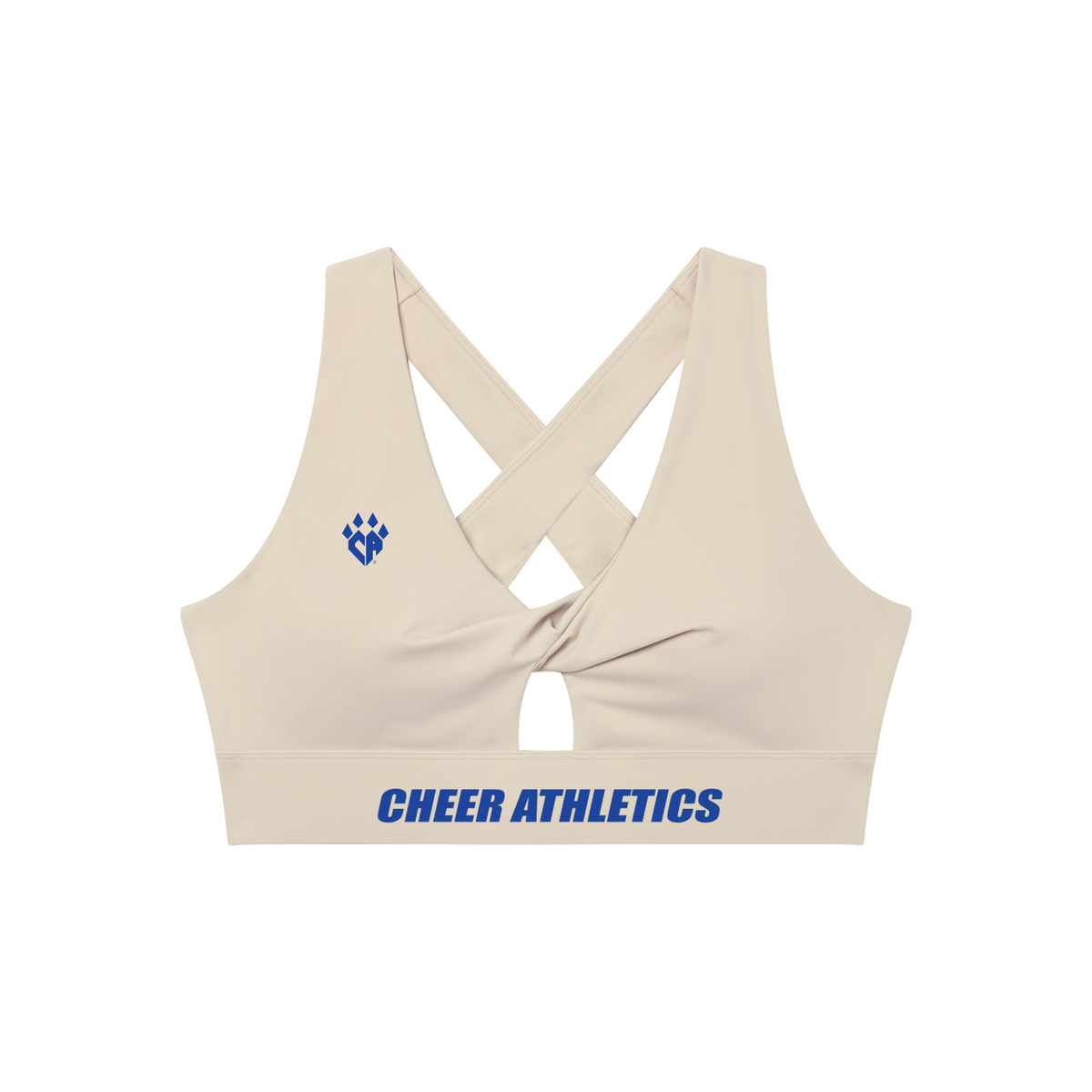 Women's Twist Front V-Neck Sports Bra