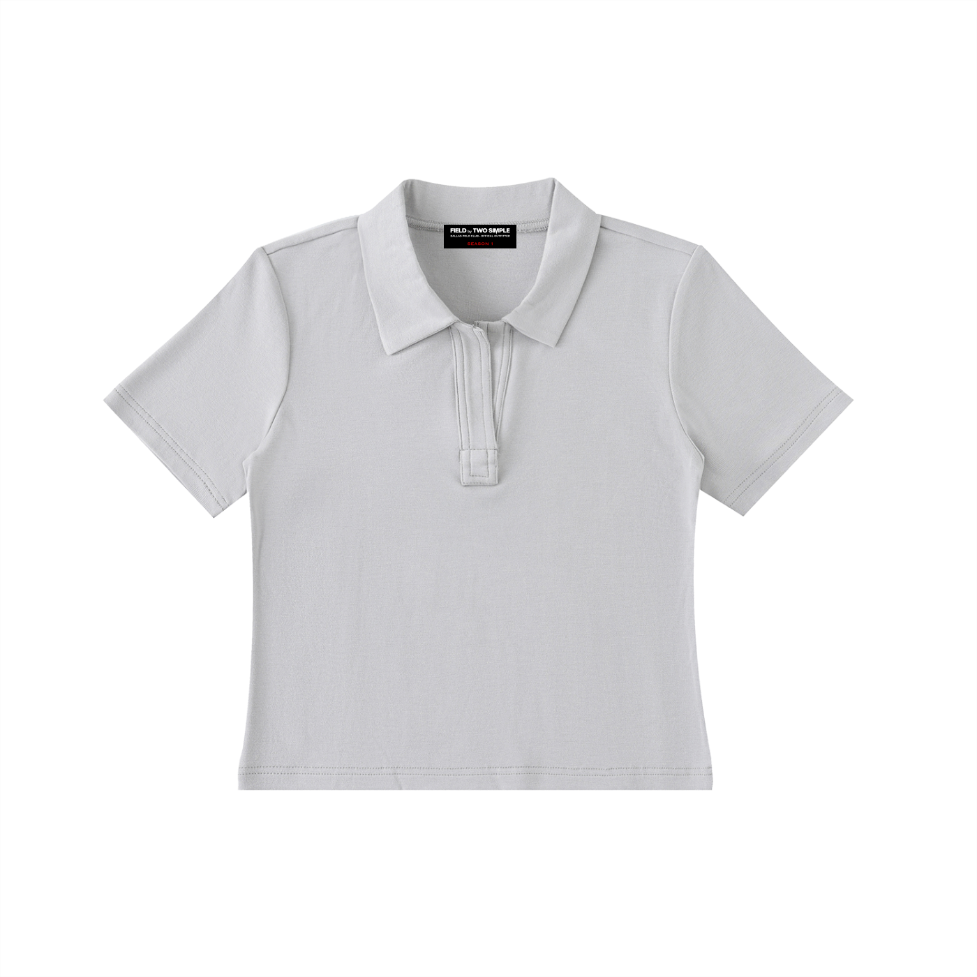 Bodycon Short Sleeve Polo Shirt