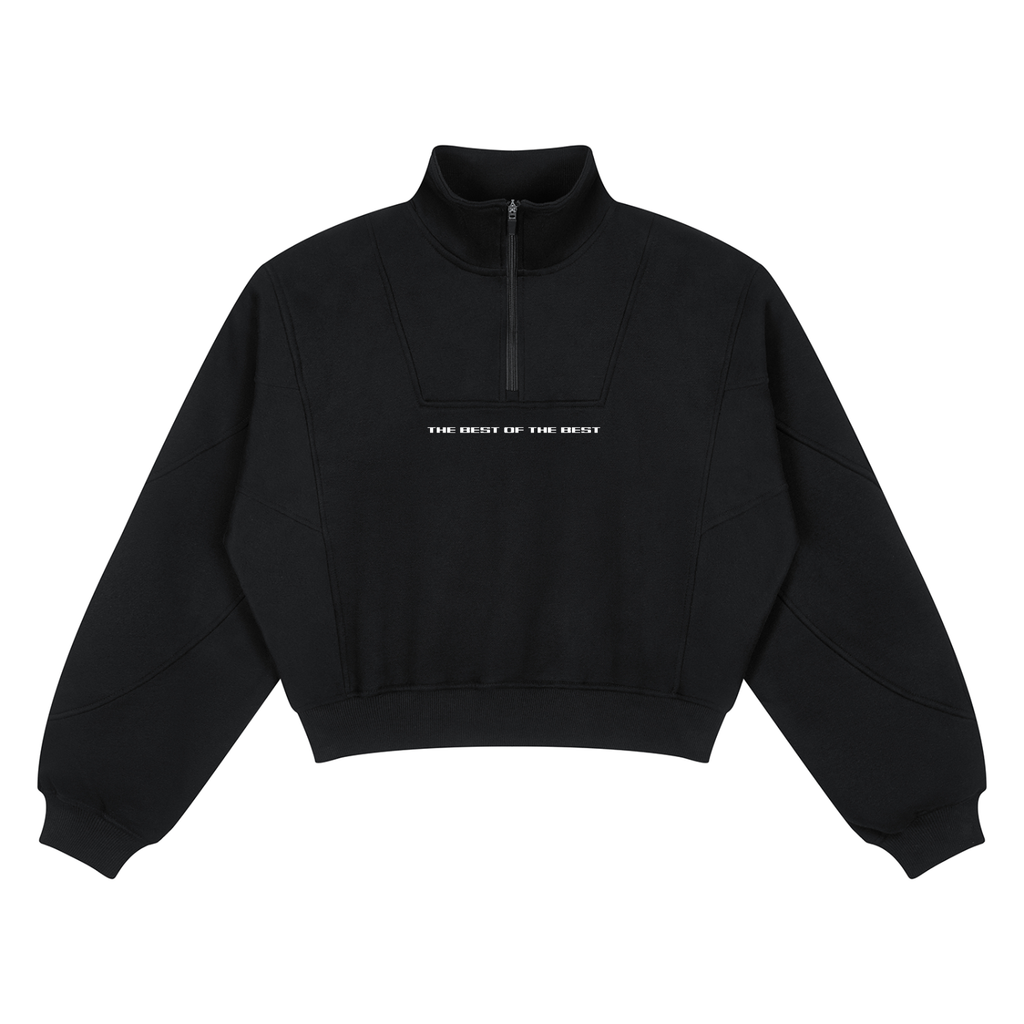 Women’s Loose Fleece Quarter-Zip Sweatshirt