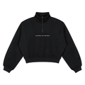 Women’s Loose Fleece Quarter-Zip Sweatshirt