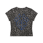 Women’s Leopard Print Crop T-Shirt
