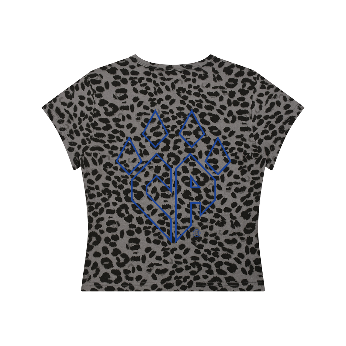 Women’s Leopard Print Crop T-Shirt
