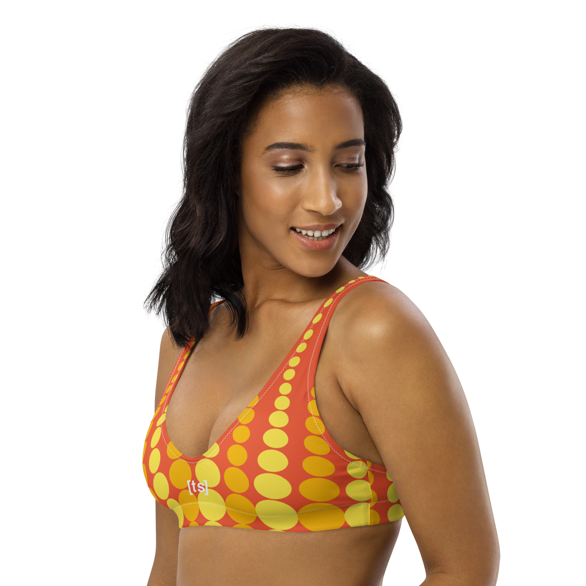 SUNNY SPOT HIGH-WAITED BIKINI (TOP) image 2