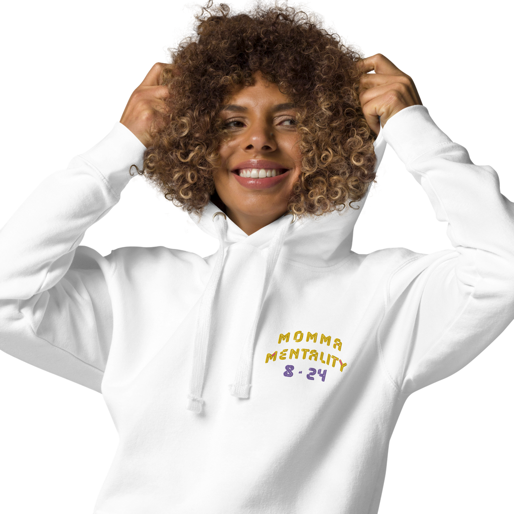 MOMMA MENTALITY SWEAT-SET WHT image 1