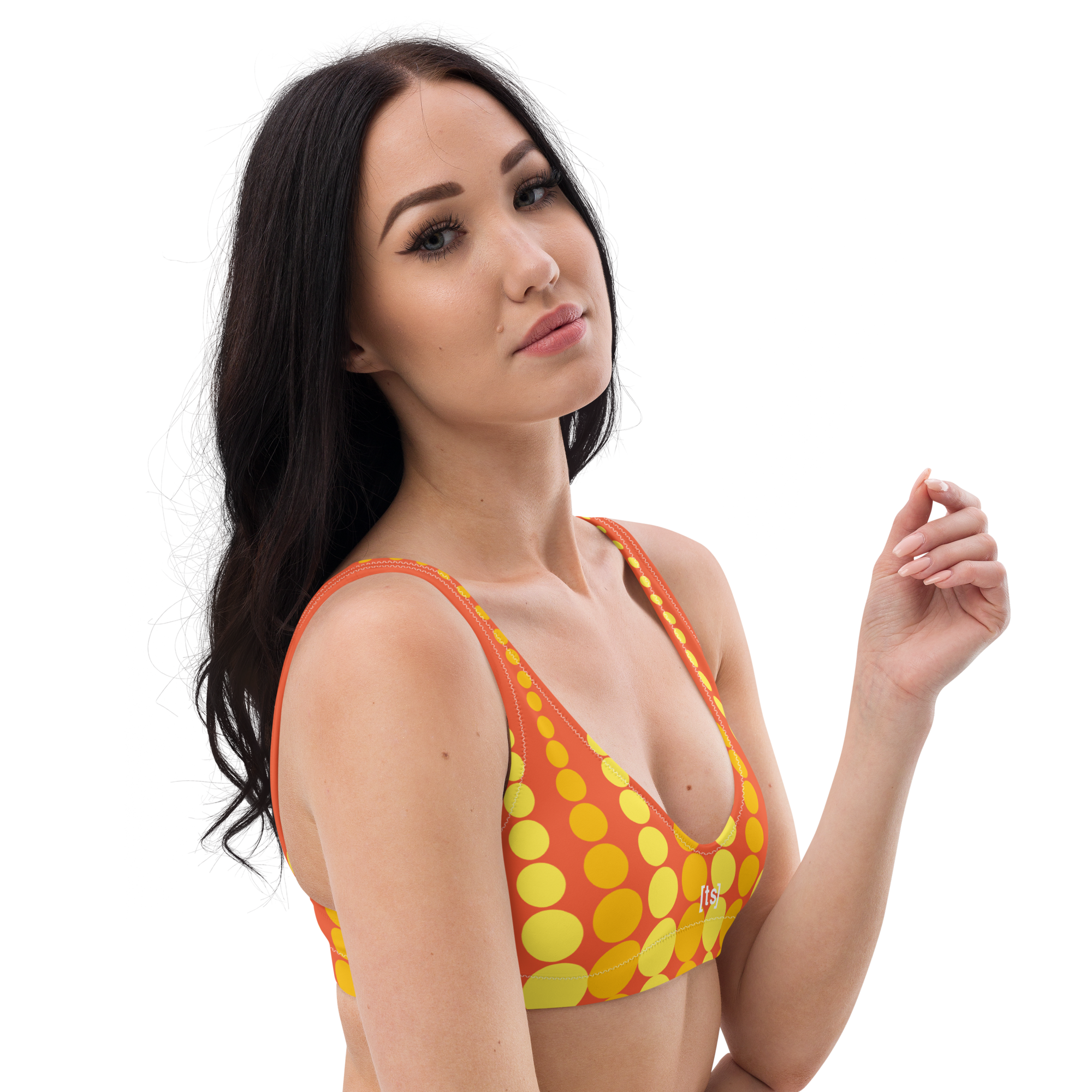 SUNNY SPOT HIGH-WAITED BIKINI (TOP) image 6