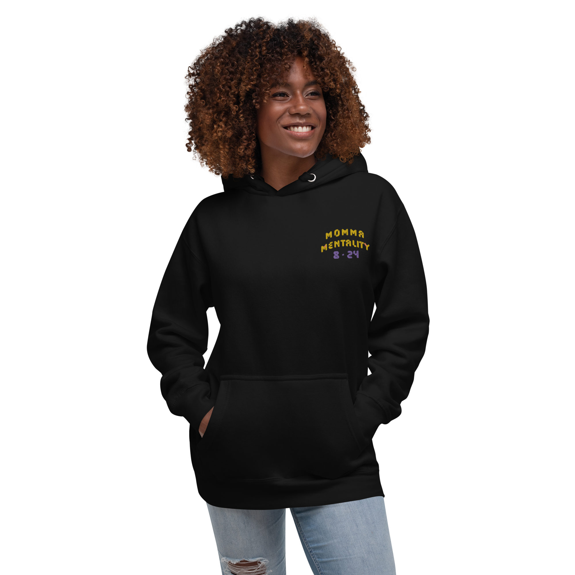 MOMMA MENTALITY HOODIE BLK image 2
