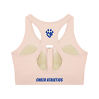 Women’s Cropped Zip Yoga Sports Bra