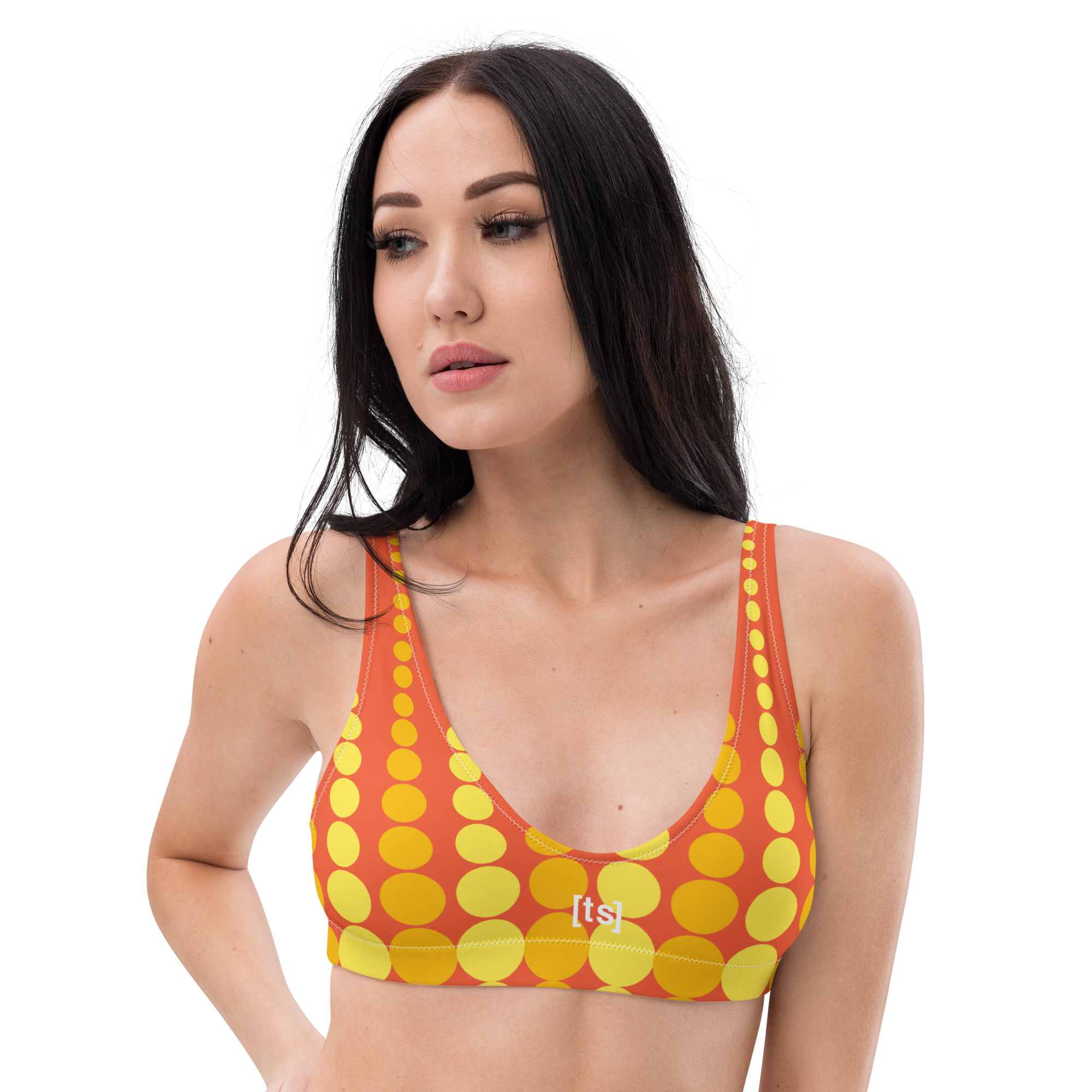 SUNNY SPOT HIGH-WAITED BIKINI (TOP) image 8