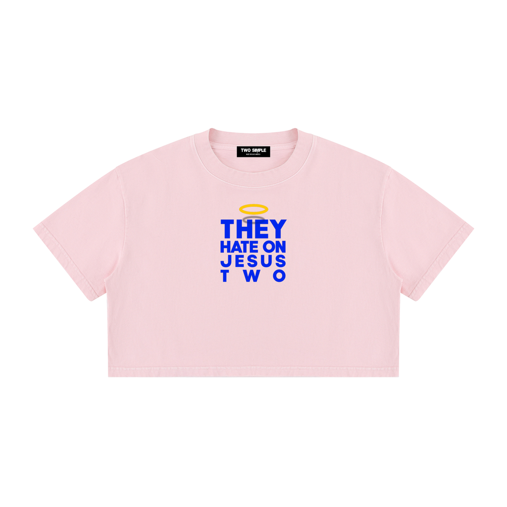 JESUS HATE CROP TEE