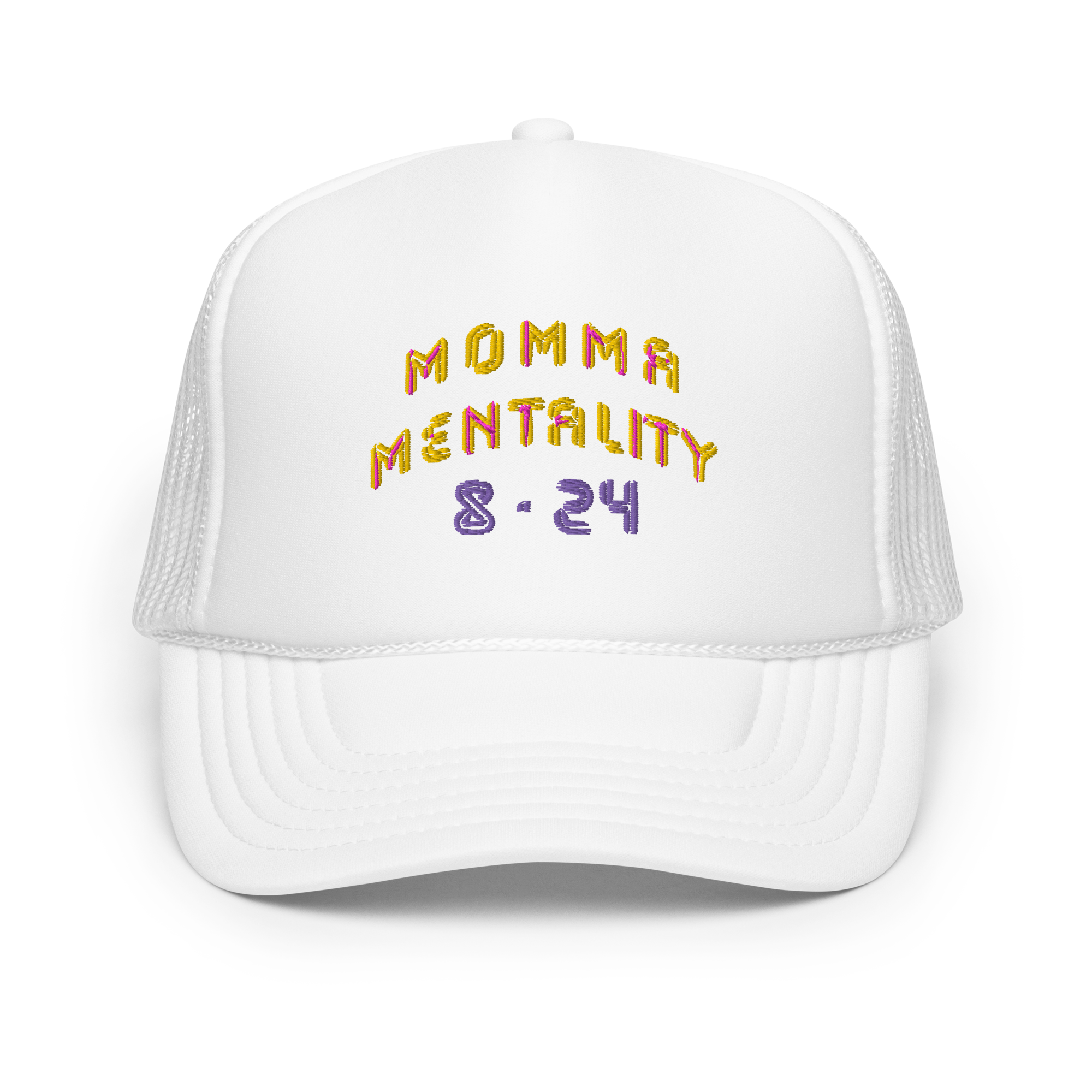 MOMMA MENTALITY TRUCKER HAT image 6