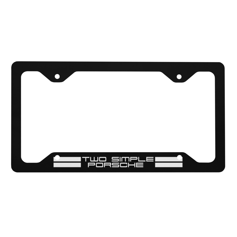 P - Metal license Plate Frame image 0