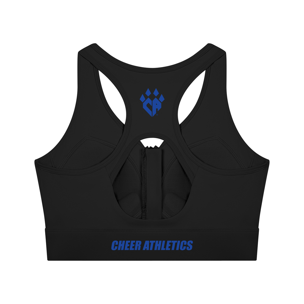 Women’s Cropped Zip Yoga Sports Bra