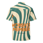 WORSHIP TEAM BUTTON - UP SHIRT image 1