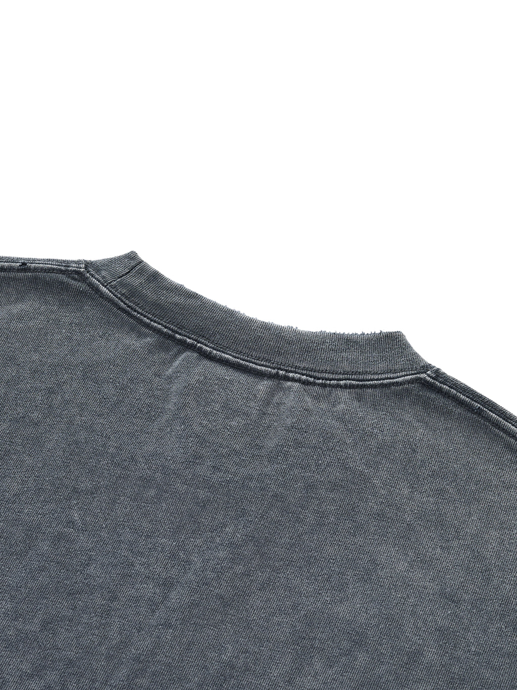 Snow Wash Raw-Hem Boxy T-shirt image 10