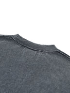 Snow Wash Raw-Hem Boxy T-shirt image 10