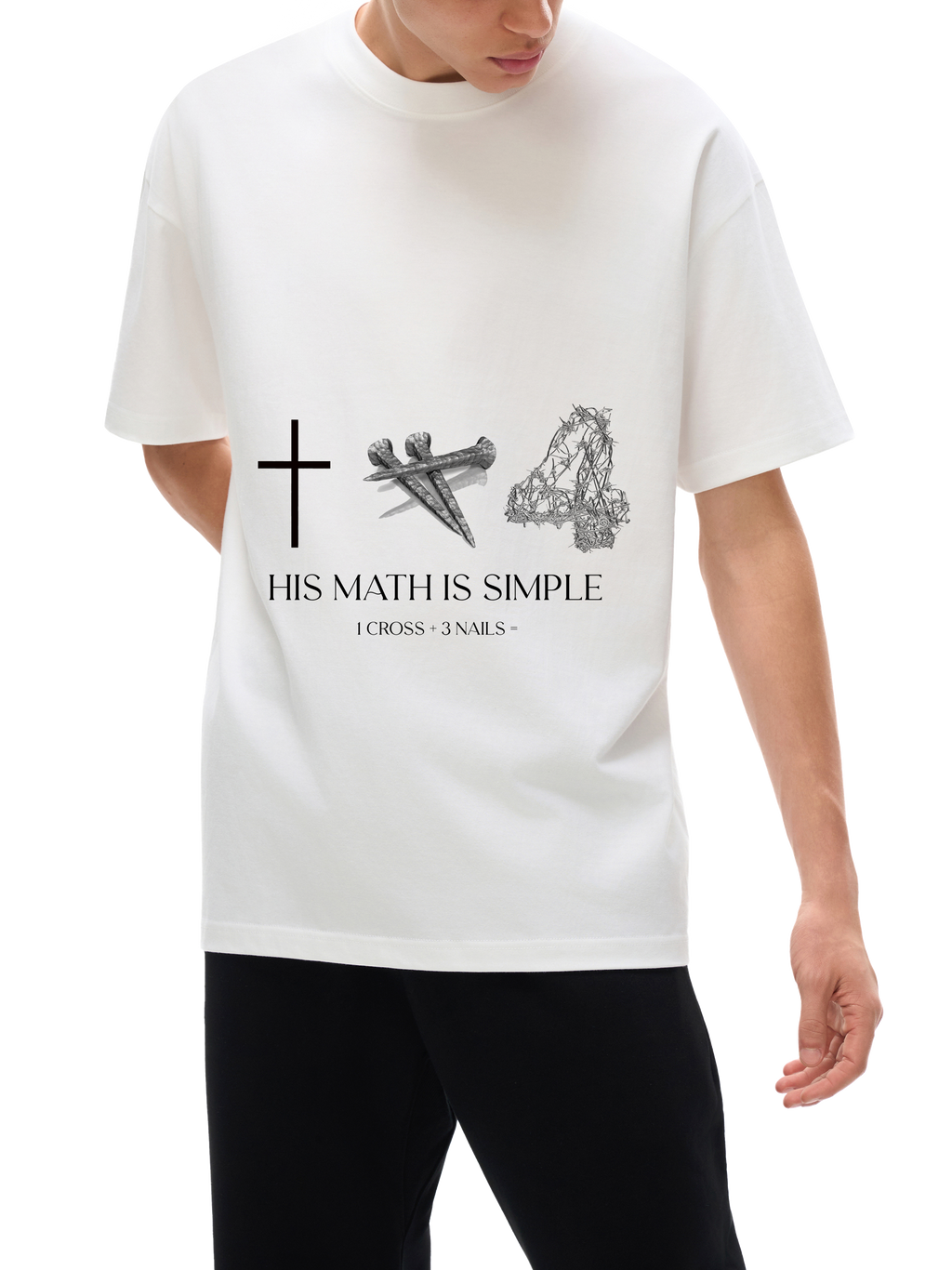 SIMPLE MATH TEE image 4