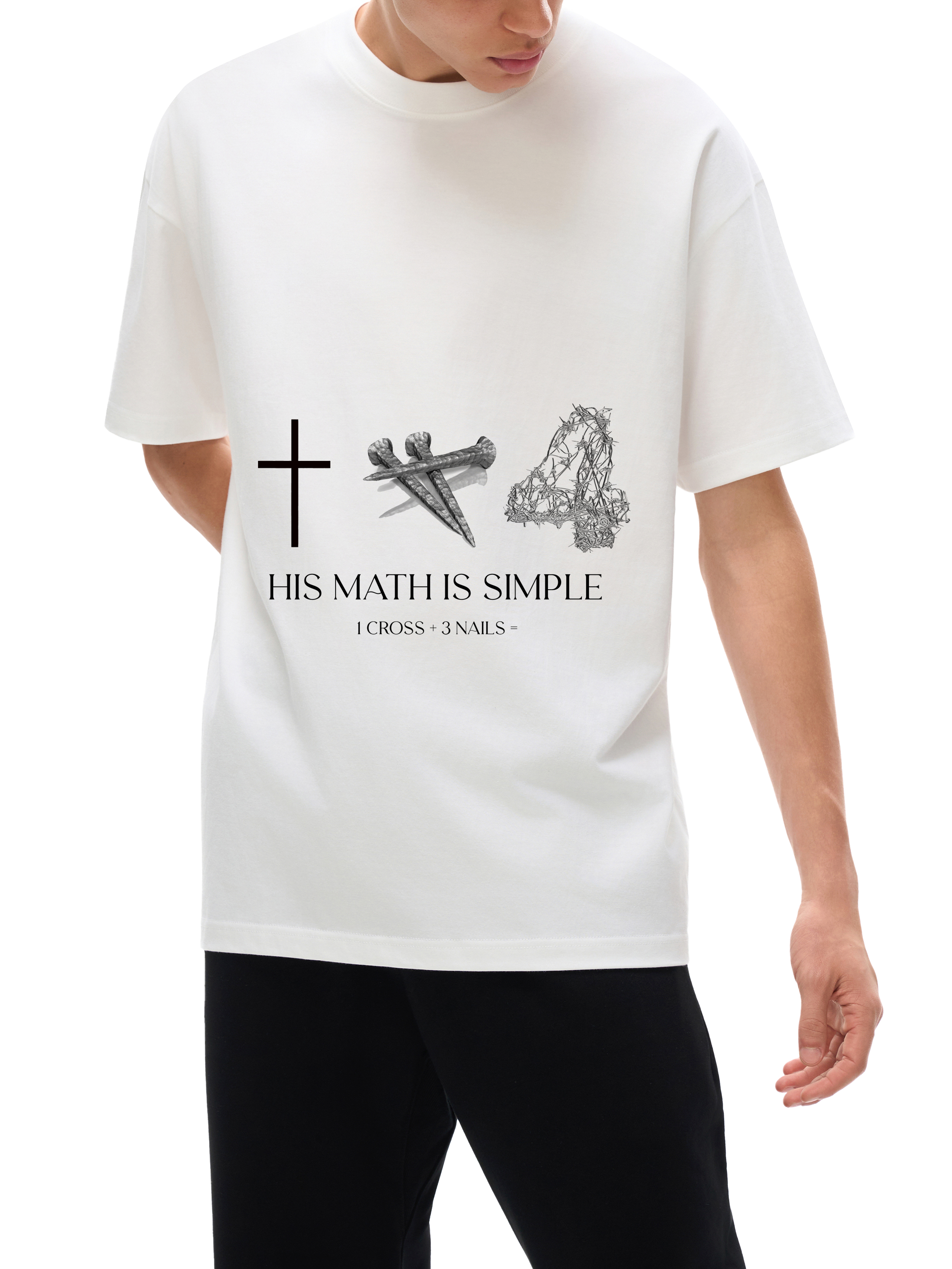 SIMPLE MATH TEE image 4